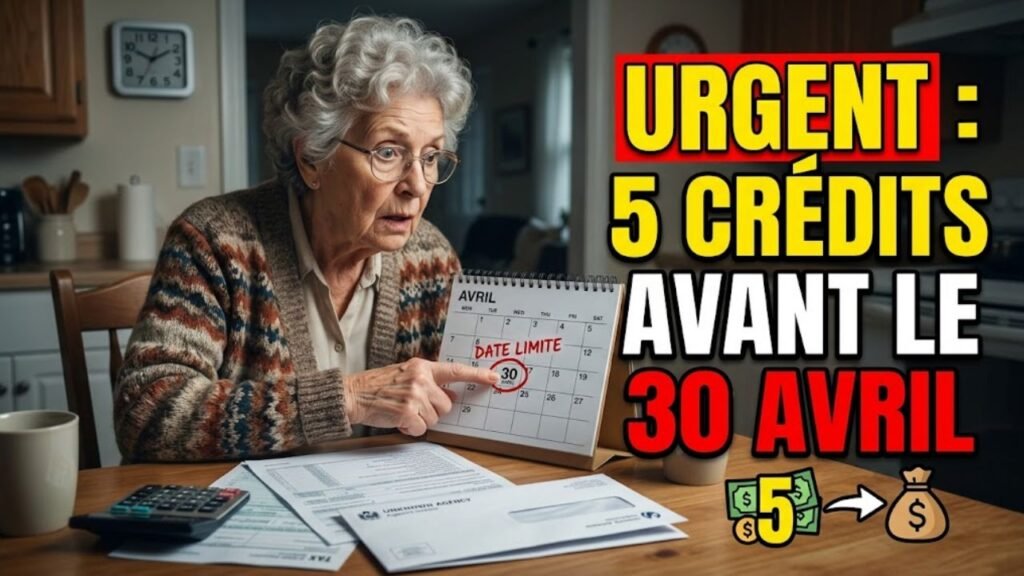 Date limite du 30 avril