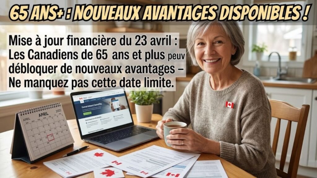 Mise à jour financière du 23 avril