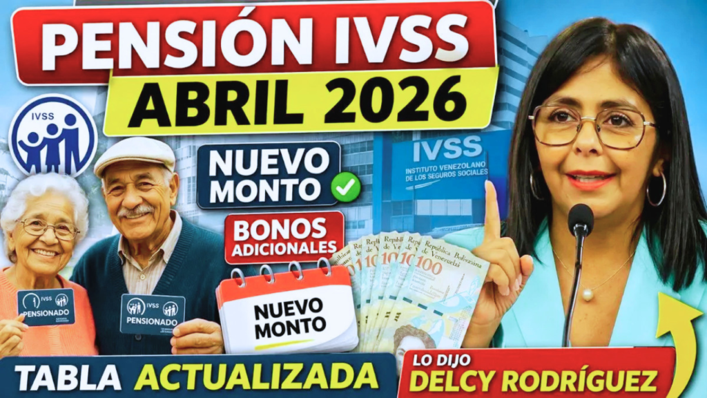 aumento pension ivss 2026