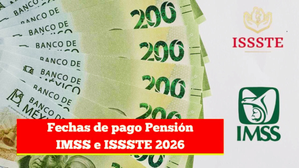fechas pago imss issste 2026