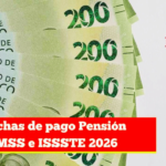 fechas pago imss issste 2026